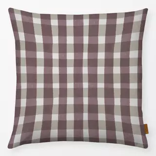 Kissen Flower Fall Checks violet