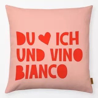 Kissen Du & ich & Vino Bianco