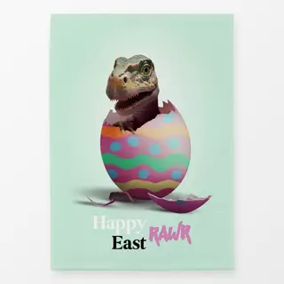 Geschirrtuch Happy EastRAWR