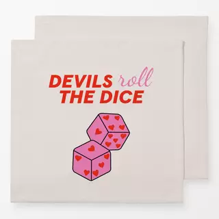 Servietten Devils roll the Dice