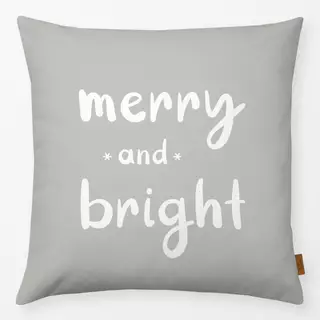 Kissen Merry and Bright stone