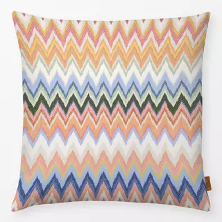 Kissen Chevron Ikat Multicolor