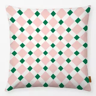 Kissen Christmas Plaid rosa & green