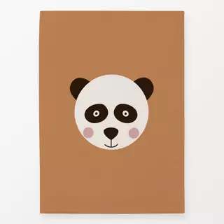 Geschirrtuch Panda boho braun