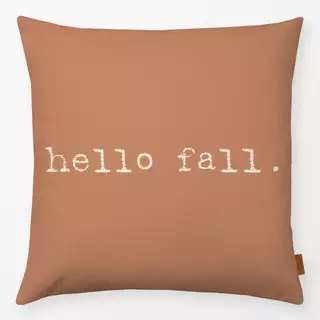 Kissen Hello Fall Typewriter