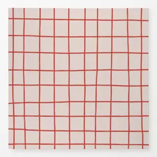 Tischdecke Red Grid