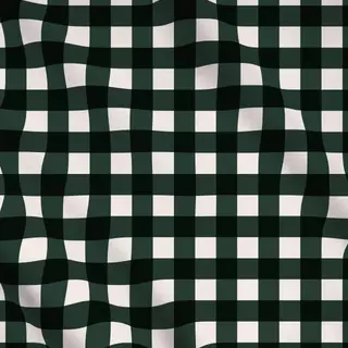 Meterware Gingham Tannengrün