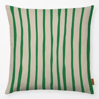 Kissen Coffee Stripes Green