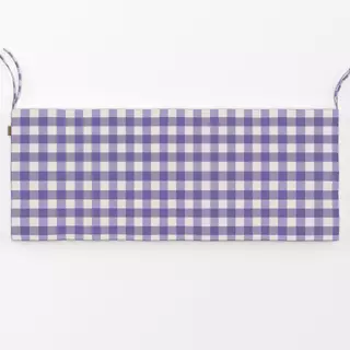 Bankauflage Gingham Lavender