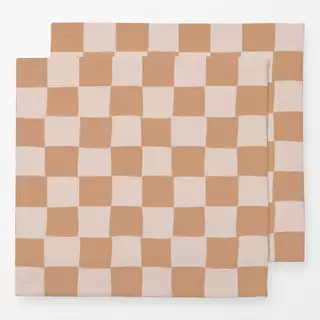 Servietten Checkerboard Rosa