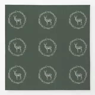 Tischdecke Nordic Deer wreath I