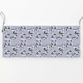 Bankauflage Ribbon Pattern Blau