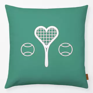 Kissen Vintage Tennis Liebe