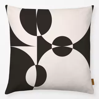 Kissen Geomeform 10 black and white