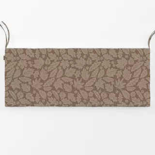 Bankauflage Herbstlaub Beige Braun