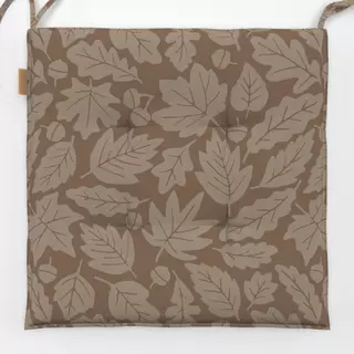 Sitzkissen Herbstlaub Beige Braun