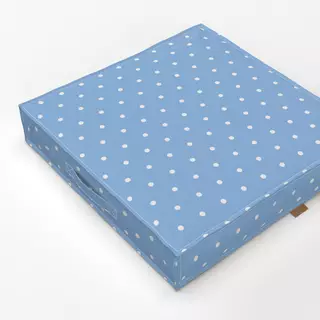 Bodenkissen Azur Dots Blue