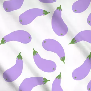 Meterware Eggplant Elegance