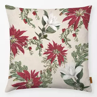 Kissen Christmas florals and holly I