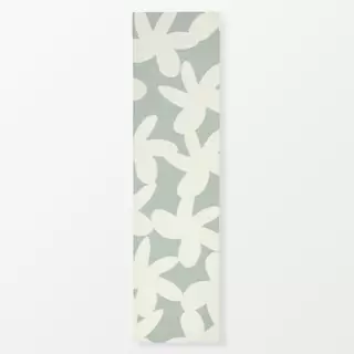 Tischläufer Matisse Flowers Creme Grün