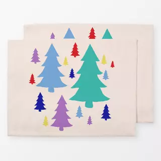 Tischset Tannenbaum bunt