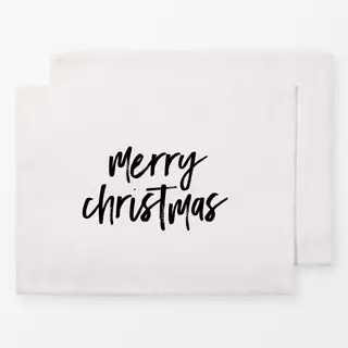 Tischset merry christmas typo