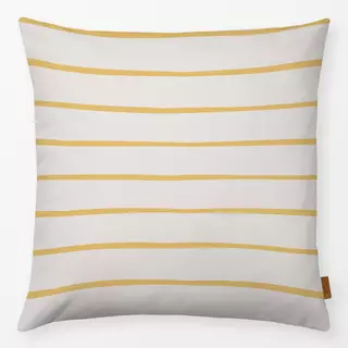 Kissen Fall Love Stripes Yellow