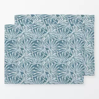 Tischset Palm Tree blau