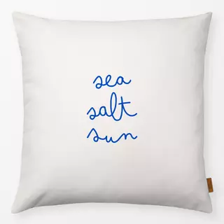 Kissen Sea Salt Sun Blau