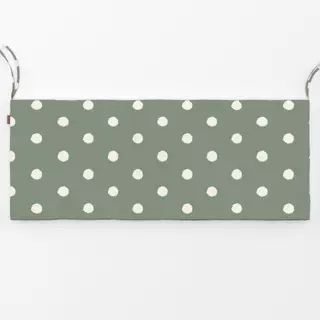 Bankauflage Moss Green Polka Dot