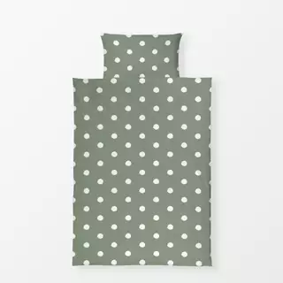 Bettwäsche Moss Green Polka Dot