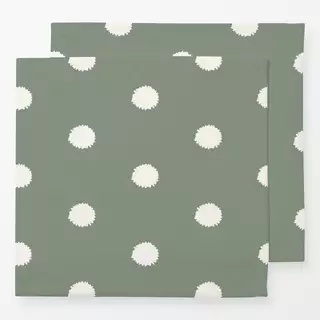 Servietten Moss Green Polka Dot