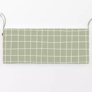 Bankauflage Wavy Check (olive)