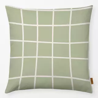 Kissen Wavy Check (olive)