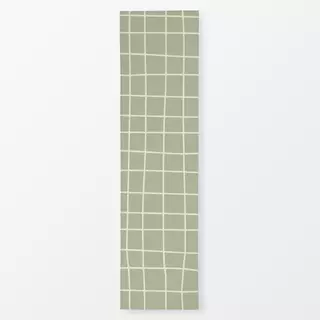 Tischläufer Wavy Check (olive)