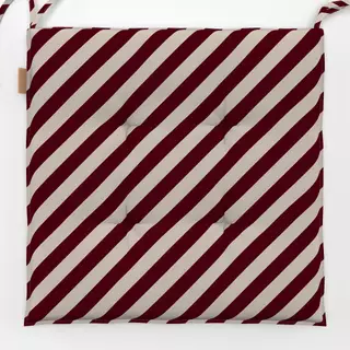 Sitzkissen Diagonal Stripes dark berry