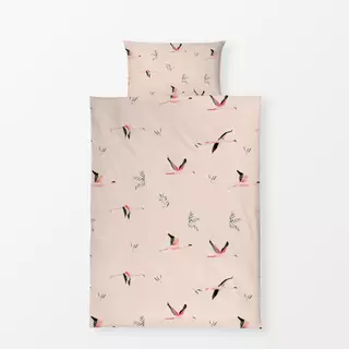 Bettwäsche Flamingos pink