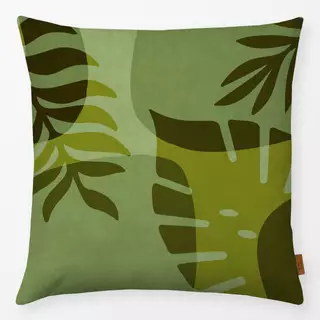 Kissen Stylized Palm Rhapsody Green