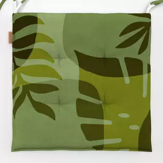 Sitzkissen Stylized Palm Rhapsody Green