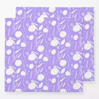 Servietten Lilac Granatapfel invert