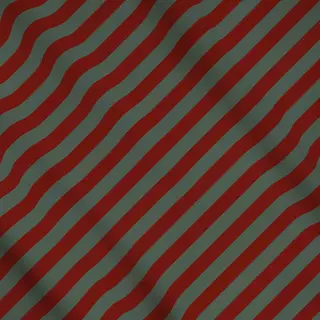 Meterware Stripes red green