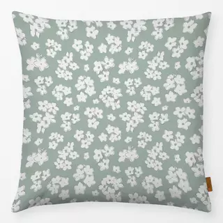 Kissen Cute Blossoms naturals sage