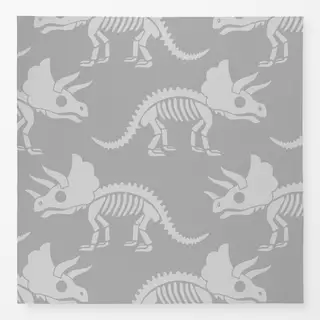 Tischdecke Dinosaurierskelett Triceratops