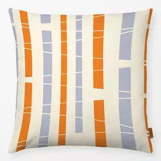 Kissen Abstract Flow Lila Orange