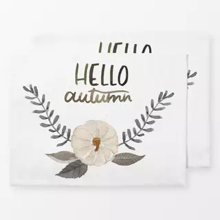 Tischset Cosy Autumn Kürbis Hello