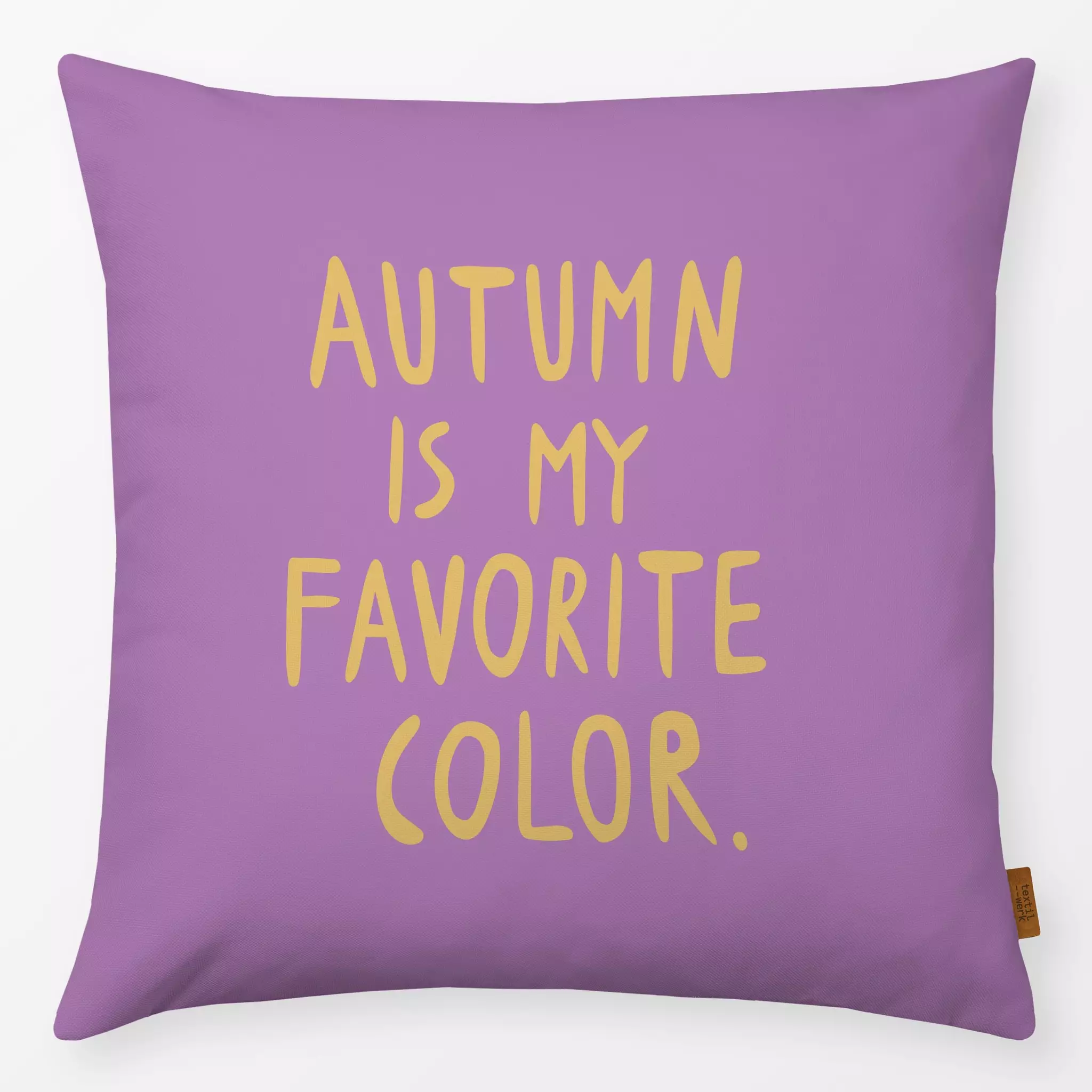 Kissen Kissen Autumn Favorite Color Violet