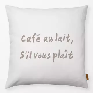 Kissen Café Au Lait S'il Vous Plaît