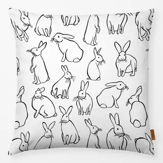 Kissen Bunnies White