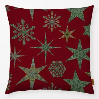 Kissen Vintage Muster Christmas red