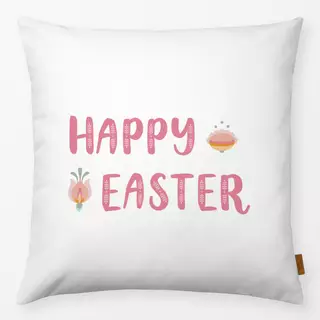 Kissen Happy Easter pink